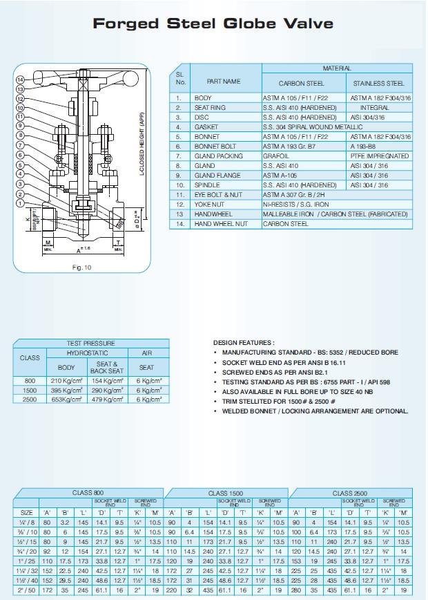 GLOBE VALVE