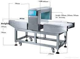 conveyor belt magnetic detector for food industries
